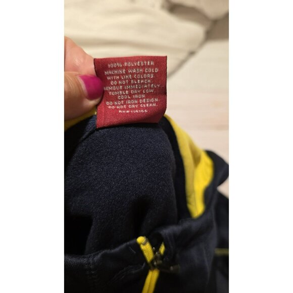 Colosseum Michigan Quarter Zip Hoodie Wolverines Womens XL Blue Maze Fan NWT - Picture 12 of 12